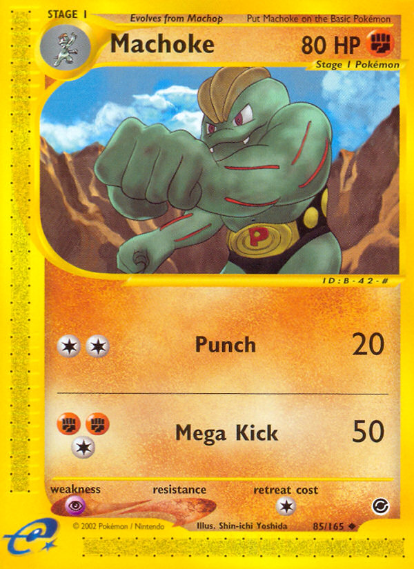 Machoke (85/165) [Expedition: Base Set] | Jomio and Rueliete's Cards and Comics