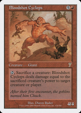 Bloodshot Cyclops [Seventh Edition] | Jomio and Rueliete's Cards and Comics