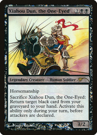 Xiahou Dun, the One-Eyed [Judge Gift Cards 2012] | Jomio and Rueliete's Cards and Comics