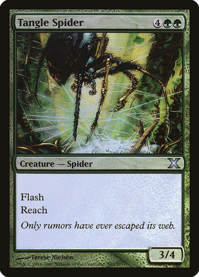Tangle Spider (Premium Foil) [Tenth Edition] | Jomio and Rueliete's Cards and Comics