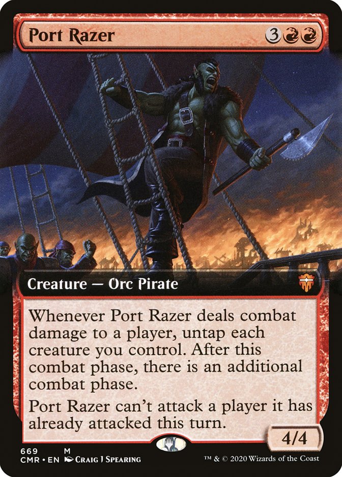 Port Razer (Extended Art) [Commander Legends] | Jomio and Rueliete's Cards and Comics