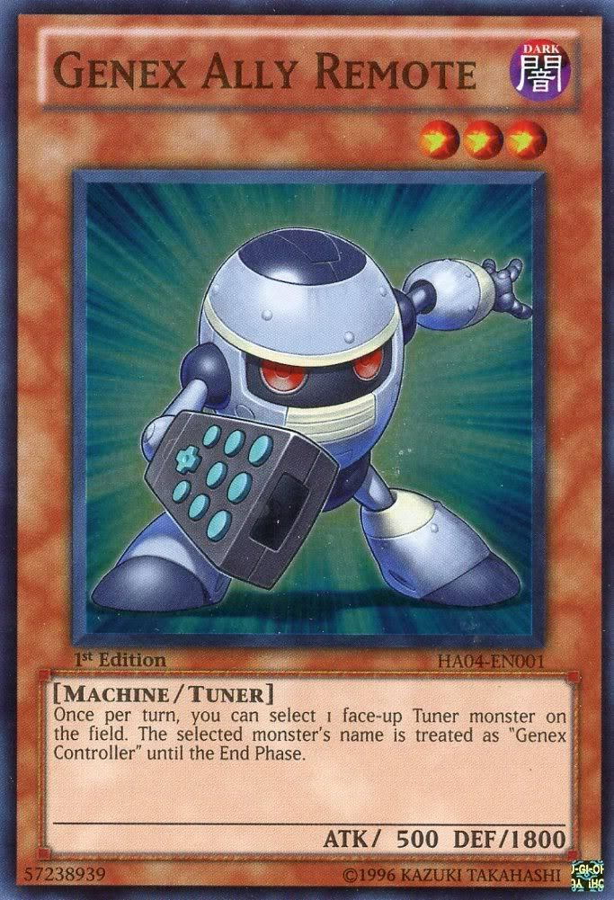Genex Ally Remote [HA04-EN001] Super Rare | Jomio and Rueliete's Cards and Comics