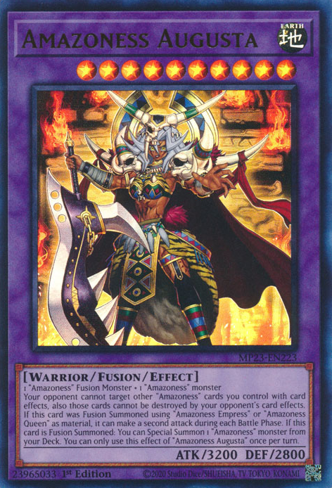 Amazoness Augusta [MP23-EN223] Ultra Rare | Jomio and Rueliete's Cards and Comics