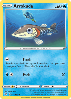 Arrokuda (041/185) [Sword & Shield: Vivid Voltage] | Jomio and Rueliete's Cards and Comics
