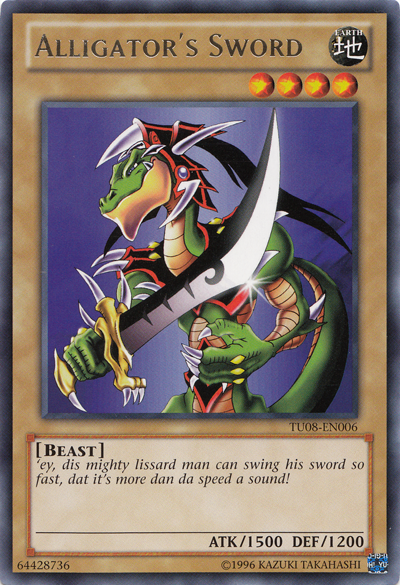 Alligator's Sword [TU08-EN006] Rare | Jomio and Rueliete's Cards and Comics
