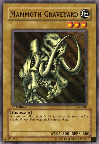 Mammoth Graveyard [LOB-009] Common | Jomio and Rueliete's Cards and Comics