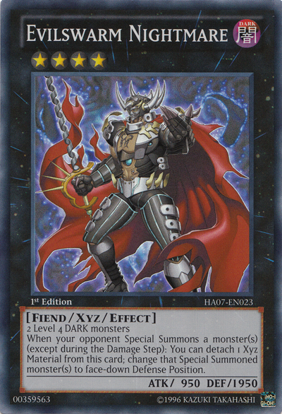 Evilswarm Nightmare [HA07-EN023] Super Rare | Jomio and Rueliete's Cards and Comics