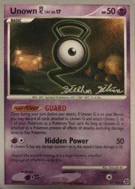 Unown G LV.17 (57/106) (Luxdrill - Stephen Silvestro) [World Championships 2009] | Jomio and Rueliete's Cards and Comics