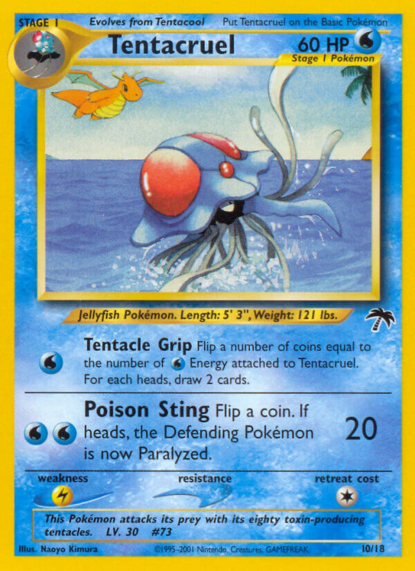 Tentacruel (10/18) [Southern Islands] | Jomio and Rueliete's Cards and Comics