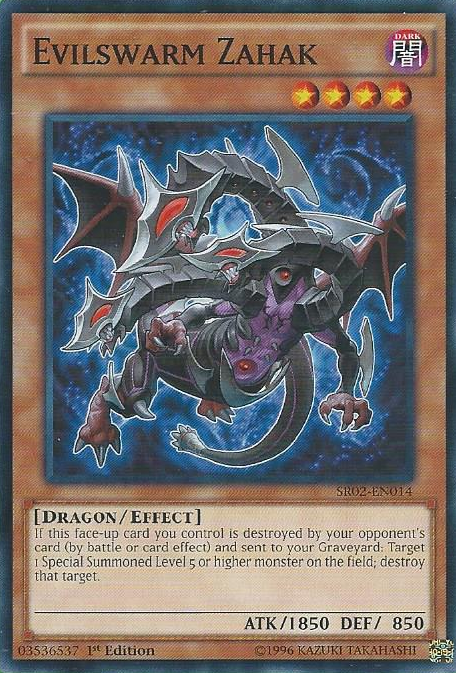 Evilswarm Zahak [SR02-EN014] Common | Jomio and Rueliete's Cards and Comics