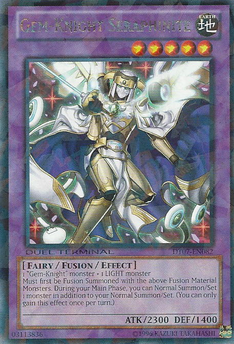 Gem-Knight Seraphinite [DT07-EN082] Rare | Jomio and Rueliete's Cards and Comics