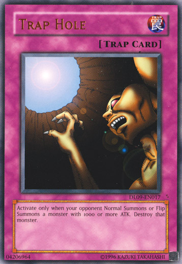 Trap Hole (Bronze) [DL09-EN017] Rare | Jomio and Rueliete's Cards and Comics