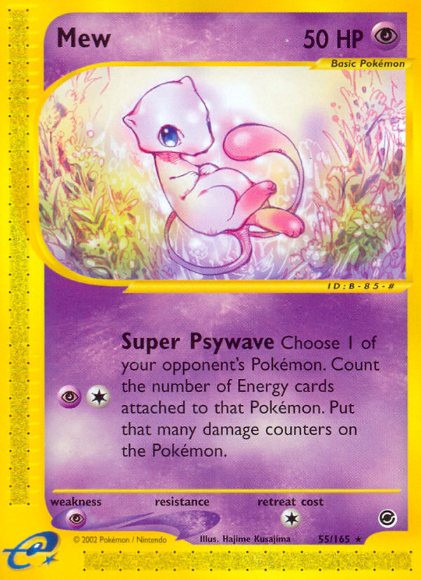 Mew (55/165) [Expedition: Base Set] | Jomio and Rueliete's Cards and Comics