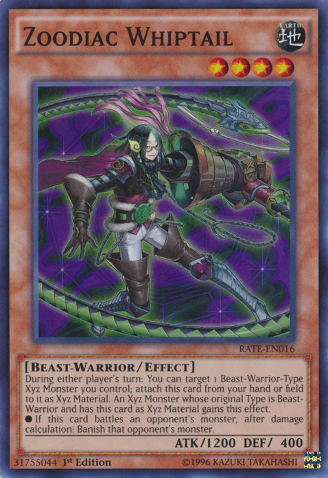 Zoodiac Whiptail [RATE-EN016] Super Rare | Jomio and Rueliete's Cards and Comics