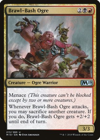 Brawl-Bash Ogre [Core Set 2019] | Jomio and Rueliete's Cards and Comics