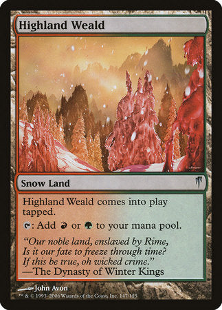 Highland Weald [Coldsnap] | Jomio and Rueliete's Cards and Comics