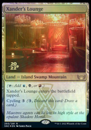 Xander's Lounge [Streets of New Capenna Prerelease Promos] | Jomio and Rueliete's Cards and Comics