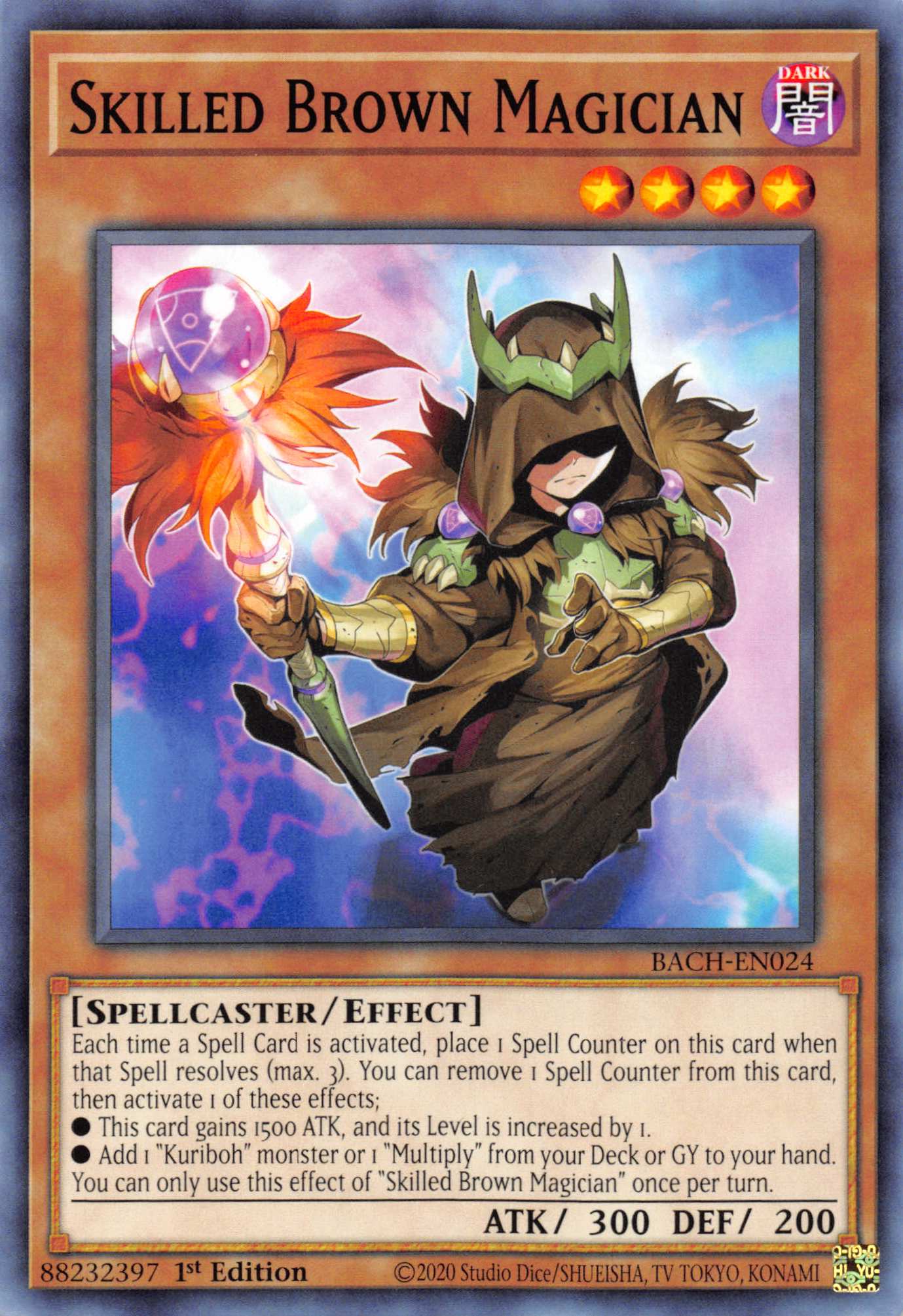 Skilled Brown Magician [BACH-EN024] Common | Jomio and Rueliete's Cards and Comics