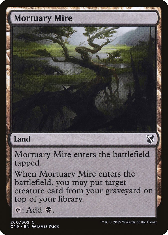 Mortuary Mire [Commander 2019] | Jomio and Rueliete's Cards and Comics