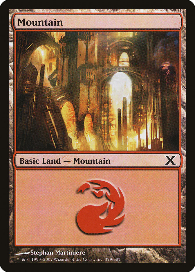 Mountain (379) [Tenth Edition] | Jomio and Rueliete's Cards and Comics