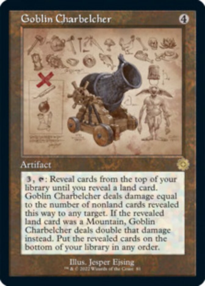 Goblin Charbelcher (Retro Schematic) [The Brothers' War Retro Artifacts] | Jomio and Rueliete's Cards and Comics
