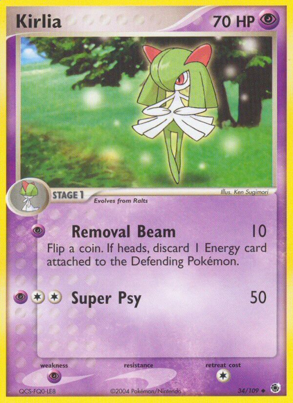 Kirlia (34/109) [EX: Battle Stadium] | Jomio and Rueliete's Cards and Comics