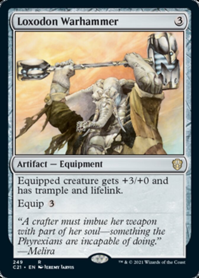 Loxodon Warhammer [Commander 2021] | Jomio and Rueliete's Cards and Comics