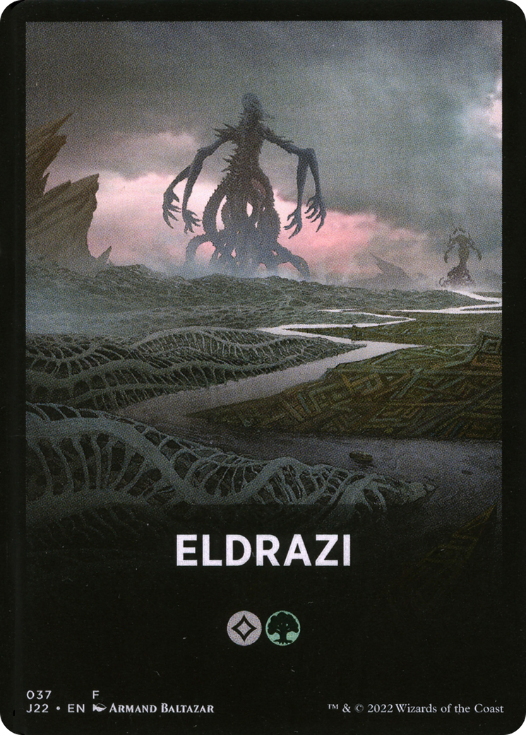 Eldrazi Theme Card [Jumpstart 2022 Front Cards] | Jomio and Rueliete's Cards and Comics