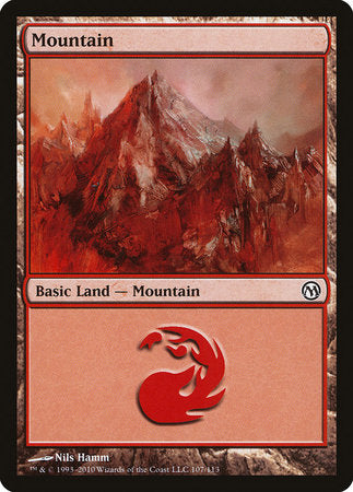 Mountain (107) [Duels of the Planeswalkers] | Jomio and Rueliete's Cards and Comics