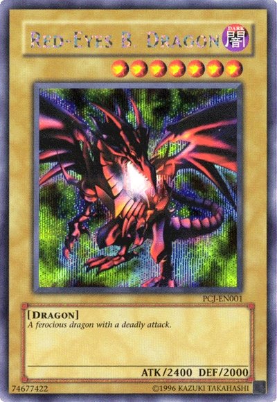 Red-Eyes B. Dragon [PCJ-EN001] Prismatic Secret Rare | Jomio and Rueliete's Cards and Comics