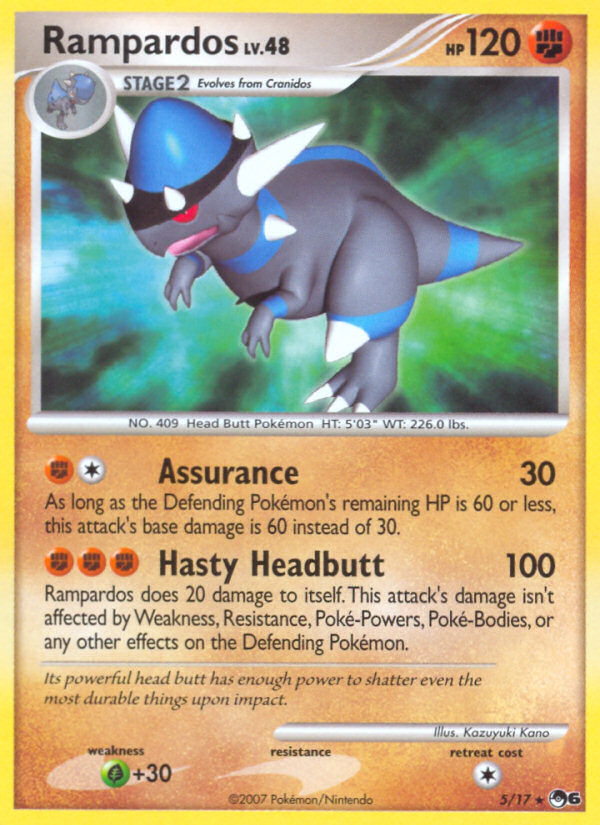 Rampardos (5/17) [POP Series 6] | Jomio and Rueliete's Cards and Comics