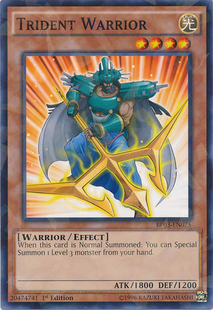 Trident Warrior (Shatterfoil) [BP03-EN075] Rare | Jomio and Rueliete's Cards and Comics