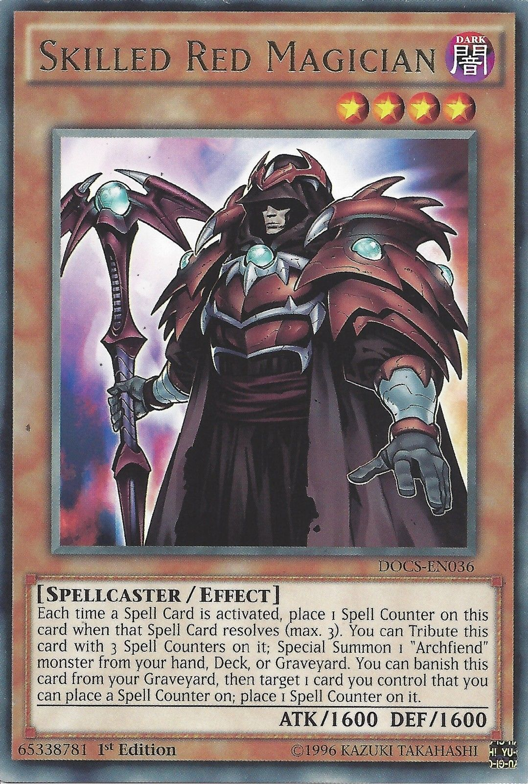 Skilled Red Magician [DOCS-EN036] Rare | Jomio and Rueliete's Cards and Comics
