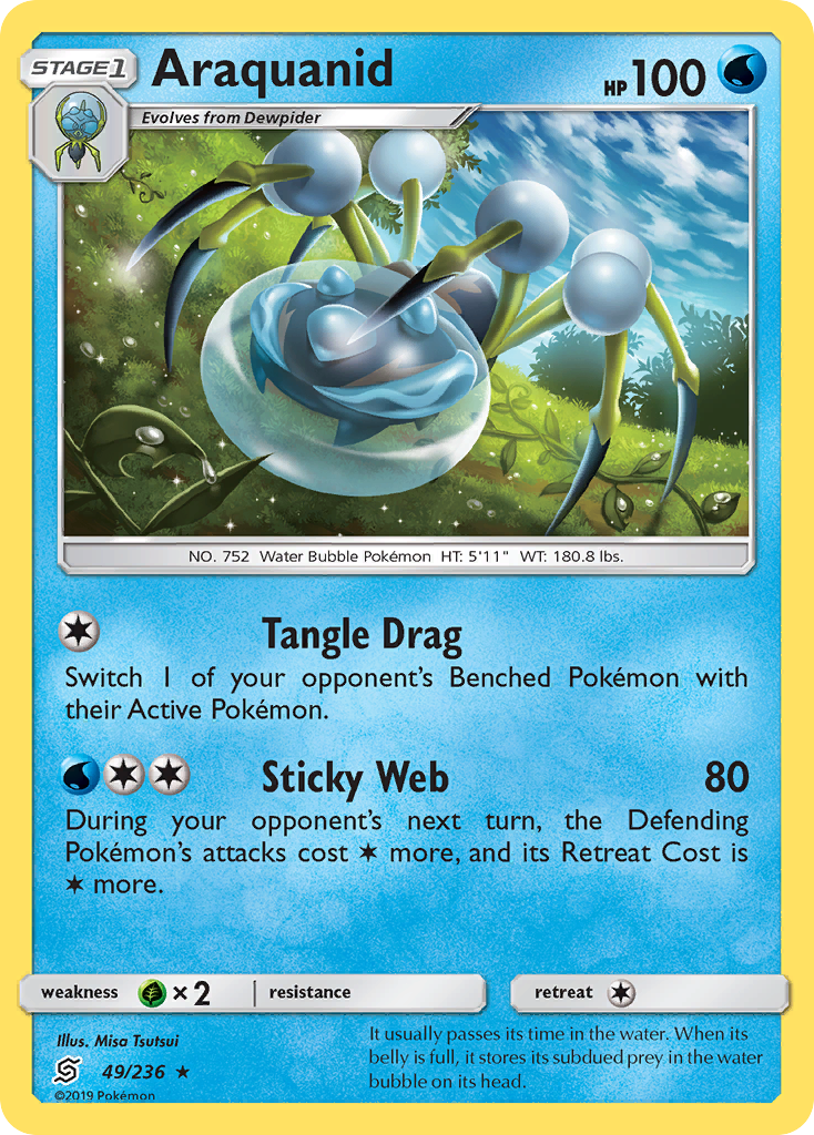Araquanid (49/236) [Sun & Moon: Unified Minds] | Jomio and Rueliete's Cards and Comics