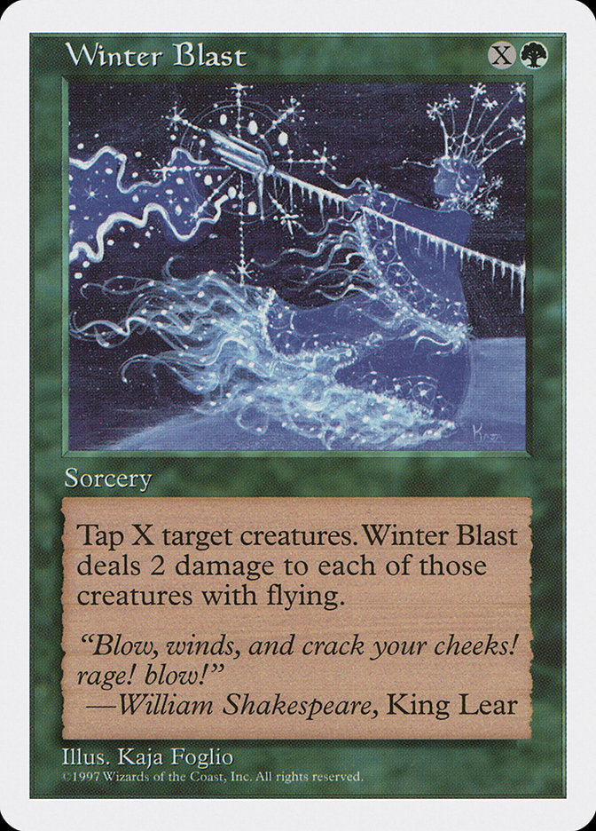Winter Blast [Fifth Edition] | Jomio and Rueliete's Cards and Comics