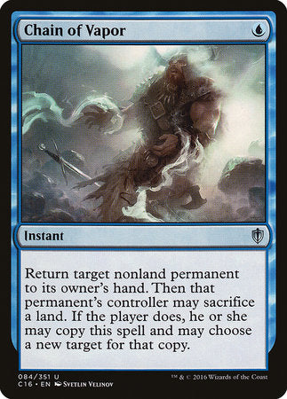 Chain of Vapor [Commander 2016] | Jomio and Rueliete's Cards and Comics