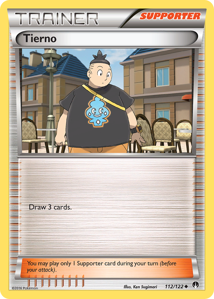 Tierno (112/122) [XY: BREAKpoint] | Jomio and Rueliete's Cards and Comics