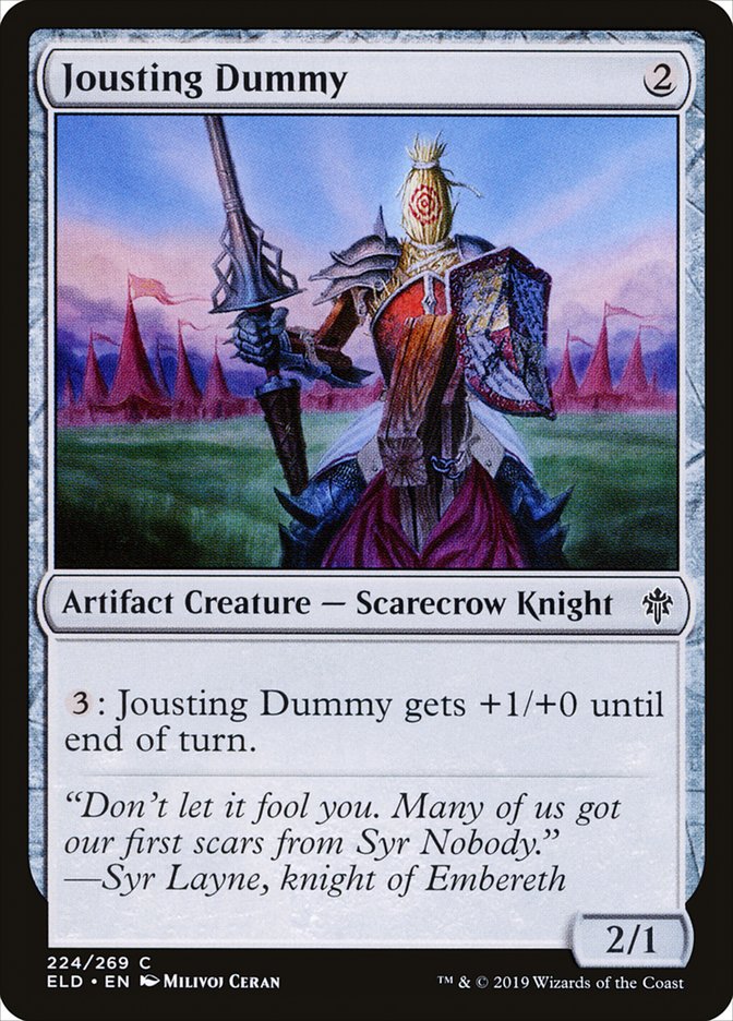 Jousting Dummy [Throne of Eldraine] | Jomio and Rueliete's Cards and Comics