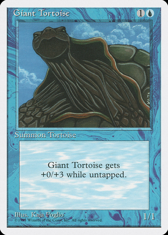 Giant Tortoise [Fourth Edition] | Jomio and Rueliete's Cards and Comics