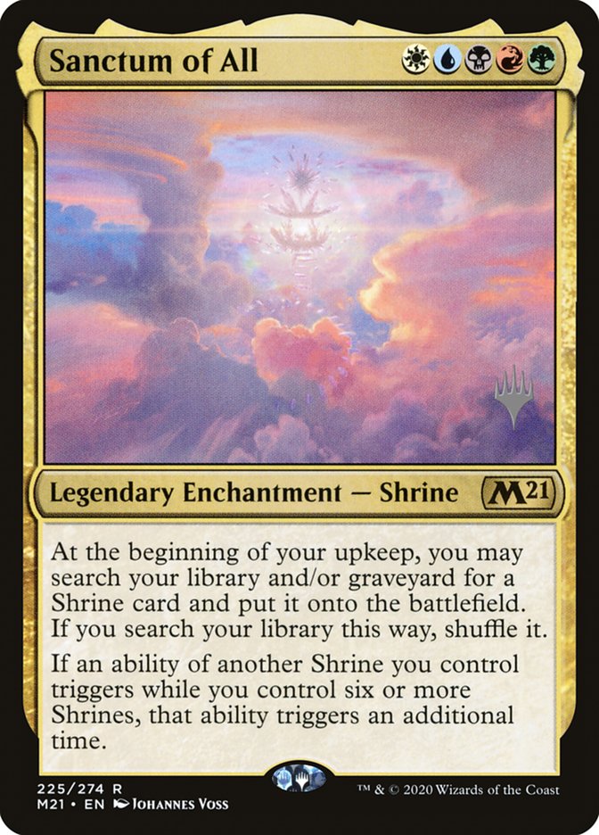 Sanctum of All (Promo Pack) [Core Set 2021 Promos] | Jomio and Rueliete's Cards and Comics