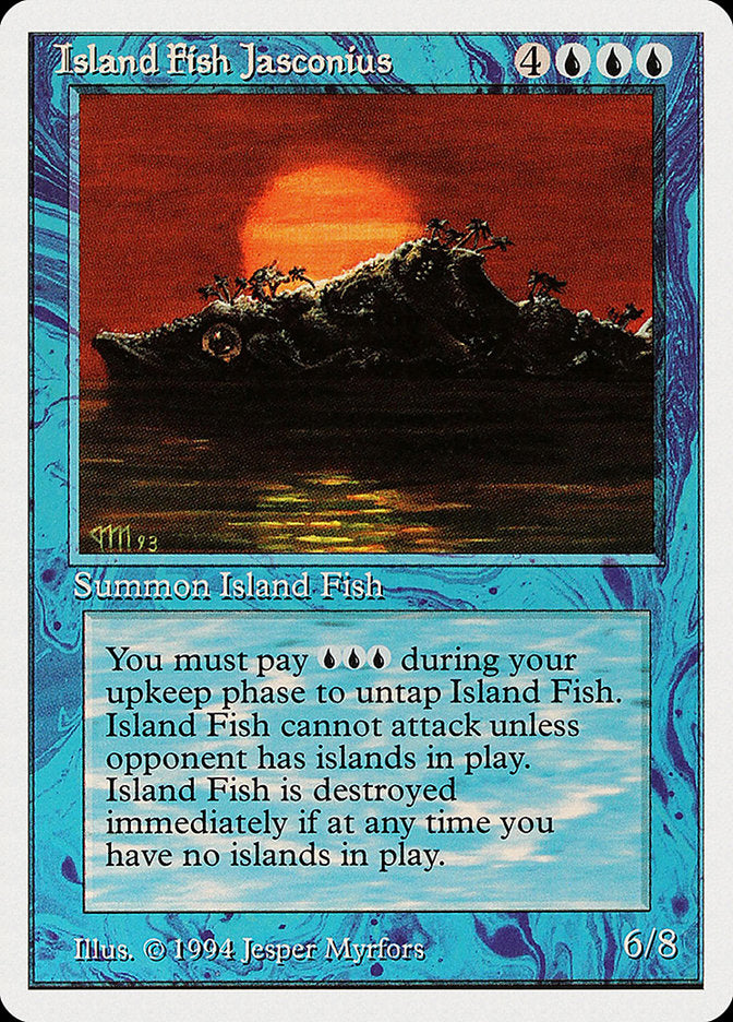 Island Fish Jasconius [Summer Magic / Edgar] | Jomio and Rueliete's Cards and Comics