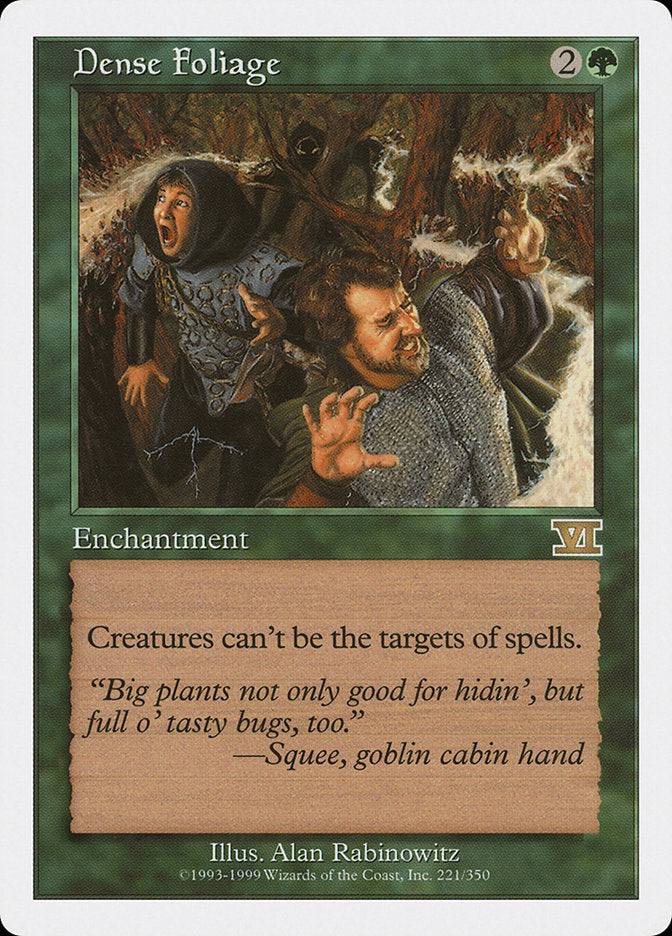 Dense Foliage [Classic Sixth Edition] | Jomio and Rueliete's Cards and Comics