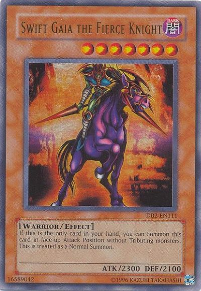 Swift Gaia the Fierce Knight [DB2-EN111] Ultra Rare | Jomio and Rueliete's Cards and Comics