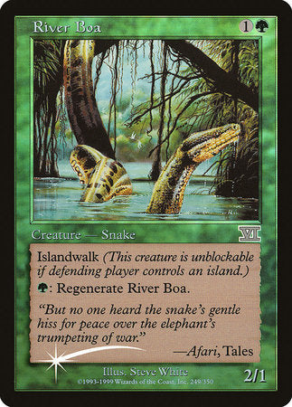 River Boa [Friday Night Magic 2000] | Jomio and Rueliete's Cards and Comics