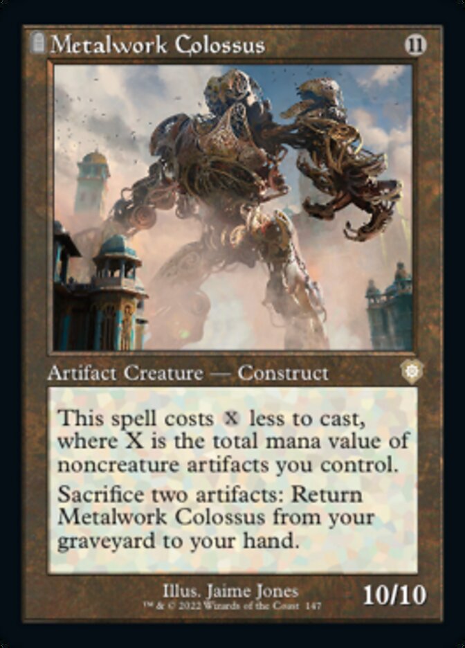 Metalwork Colossus (Retro) [The Brothers' War Commander] | Jomio and Rueliete's Cards and Comics