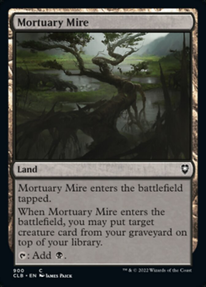 Mortuary Mire [Commander Legends: Battle for Baldur's Gate] | Jomio and Rueliete's Cards and Comics