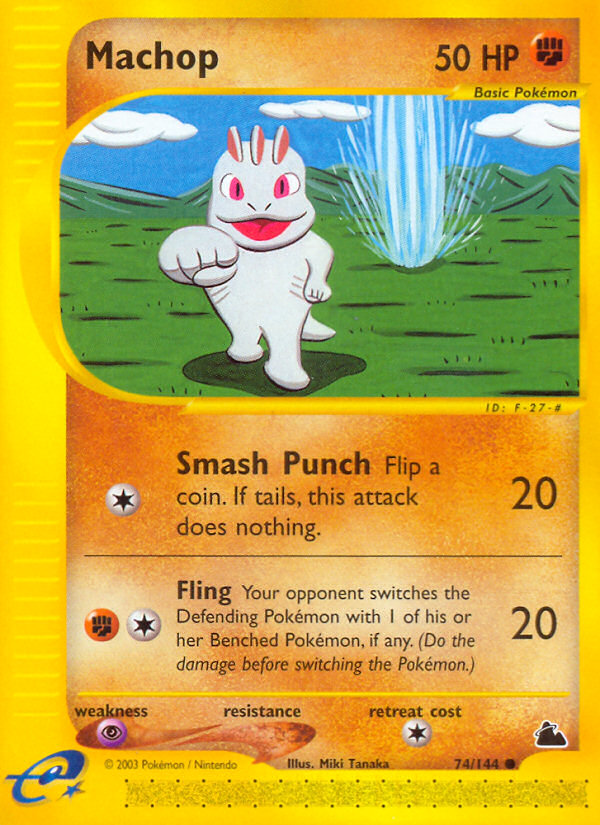 Machop (74/144) [Skyridge] | Jomio and Rueliete's Cards and Comics