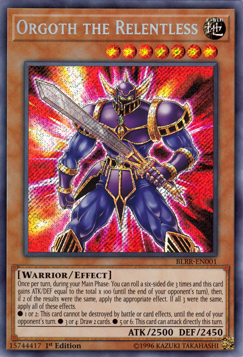 Orgoth the Relentless [BLRR-EN001] Secret Rare | Jomio and Rueliete's Cards and Comics