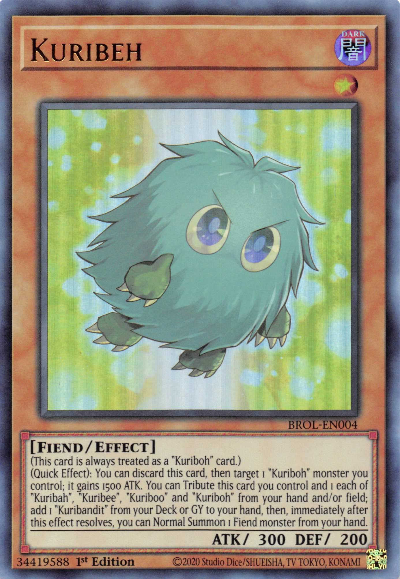 Kuribeh [BROL-EN004] Ultra Rare | Jomio and Rueliete's Cards and Comics