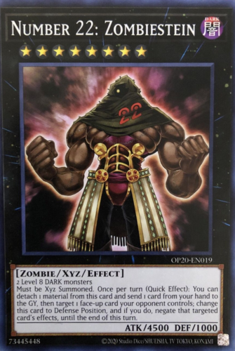 Number 22: Zombiestein [OP20-EN019] Common | Jomio and Rueliete's Cards and Comics